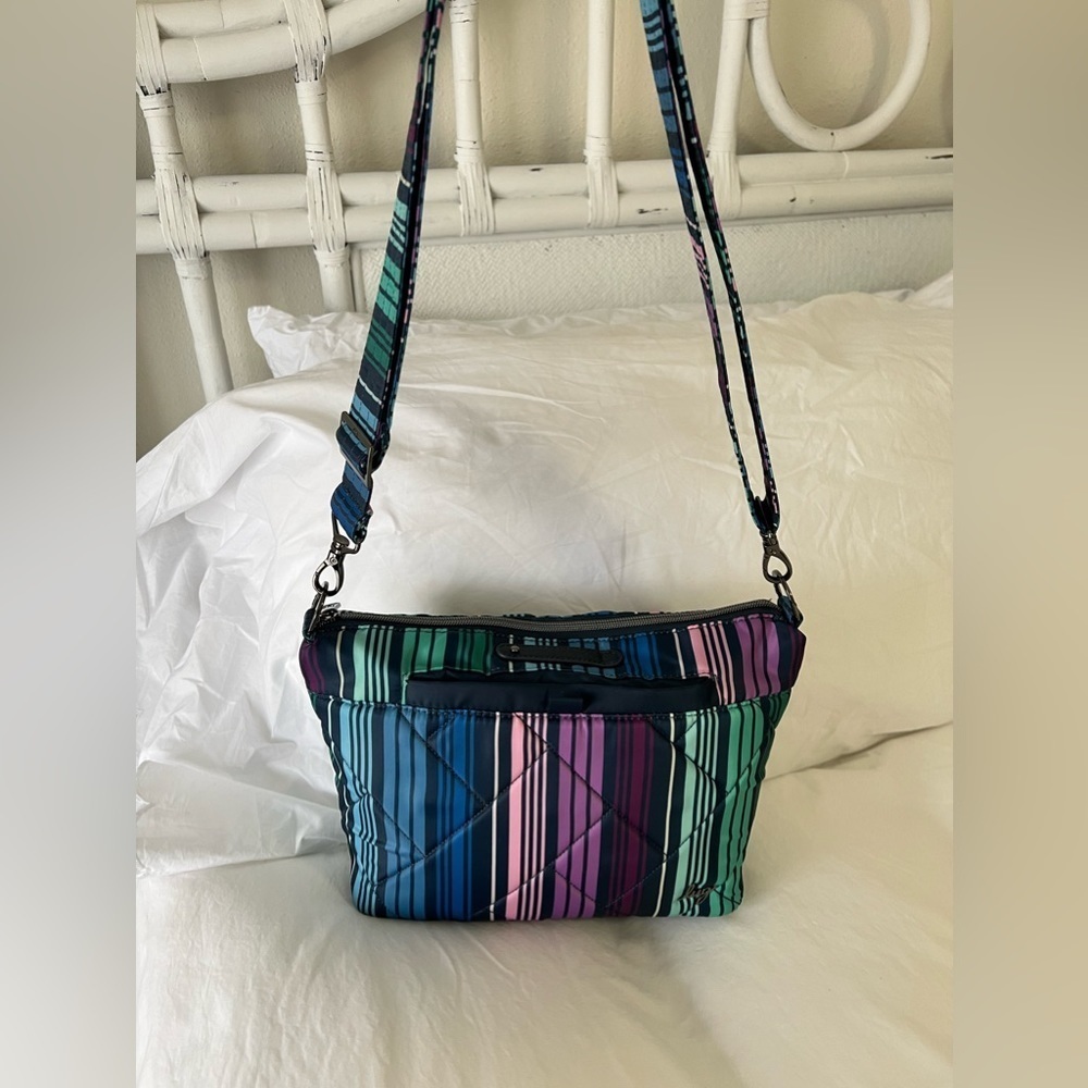 LUG | Medium Crossbody | Flare 2 Love Stripe | Lightweight